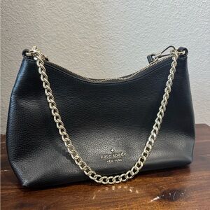 Kate Spade Black Leather Chain Shoulder Bag